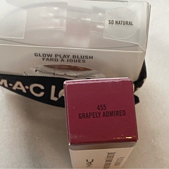 NWT MAC Cosmetics Glow Play Lip Balm & Glow Play Blush Set - Picture 2 of 5